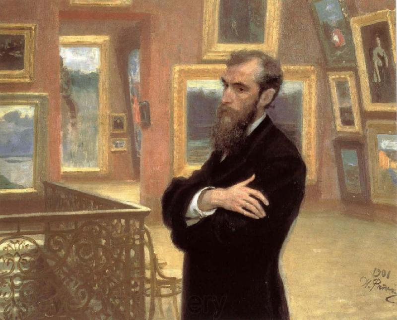 Ilya Repin Potrait of Keliqifu Germany oil painting art